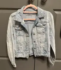 Distressed Denim Jacket