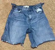 Bershka carpenter denim shorts - Size 10