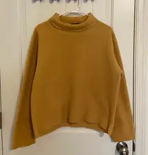 EUC Vintage G.G. Sport women’s‎ dark yellow fleece turtleneck top large