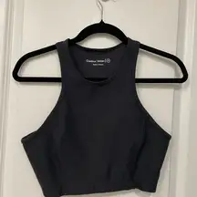 Outdoor Voices Charcoal Crop Top