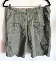 Y2K Women's Bermuda Cargo Shorts, Skater, Medium, Grunge Style, Streetwear,‎ 90s