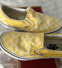 Vans Yellow Checkered