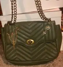 EXPRESS Green Shoulder/Cross Body Bag