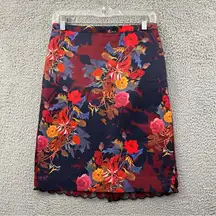 Anthropologie Leifsdotter Quinn Lace Floral Pencil Skirt Workwear Career Women 4