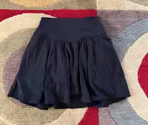 Gilly Hicks Black Athletic Tennis Skort Skirt Built in Shorts Women’s Size XS