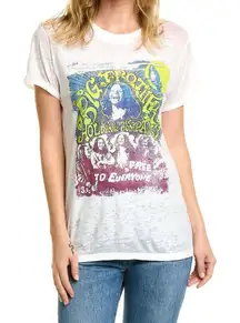 Recycled Karma Big Brother & The Holding Company Tee - Size L‎ - White - NWOT