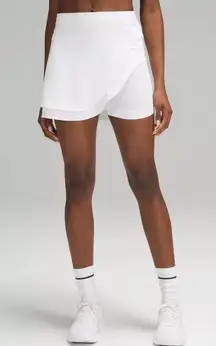 Asymmetrical layered High Rise Tennis Skirt