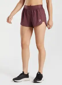 Gymshark Cherry Brown Loose Fit Shorts - Size XXL