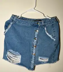 Jean Mini Skirt