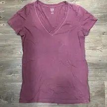 Gap  Mauve Vintage Wash Short Sleeve Tee XS