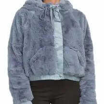 Free People Movement Blue Sherpa Jacket