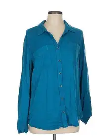 Westport 1962 nwot blue button down shirt long sleeve collar size 2X