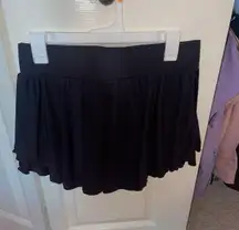 black athletic skirt