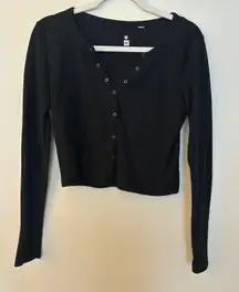 Essential Ribbed Long Sleeve Tee