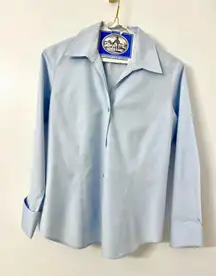 Jones New York Button Down Light Blue Petite