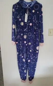 NWT Hale Bob RARE Sleeper Celestial Onesie Navy Blue Size Large