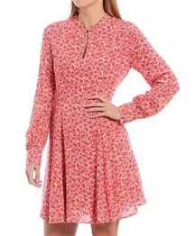 A loves A  floral cherry print dress size L rayon