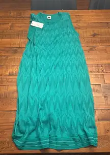 M MISSONI Chevron Sleeveless Knit Dress NWT