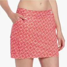 Columbia PFG Skort Size 10 Armadale Omni Freeze Orange Pink Novelty Fish Print
