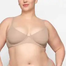 NWT Skims‎ Fits Everybody Unlined Demi Bra BR-UWR-2293 Mica Size 34DD