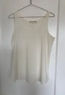 Sheer Cream Tank Top