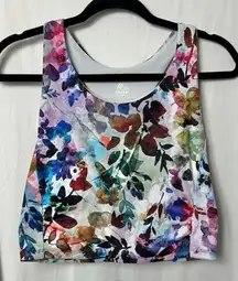RBX Active Women's Colorful Floral Shelf Bra Tank Top