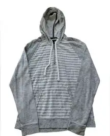 Banana Republic Women's Quarter Zip Striped Hoodie Size Medium