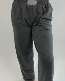 Vintage Identical Sweatpants With Stripe Down Legs And Patch