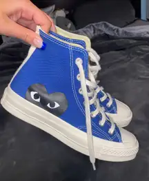 Comme des Garçons Blue Converse