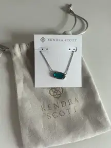 Kendra Scott Silver Elisa Pendant Necklace