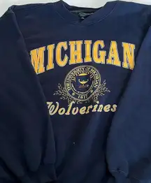 vintage university of michigan sweatshirt