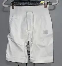 White  Workout Shorts