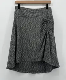 The North Face Cypress A-Line Womens Ruched Side Skirt Medium Gray Space Dye