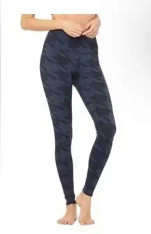 Alo Yoga Navy Blue High Waisted Airbrush Legging