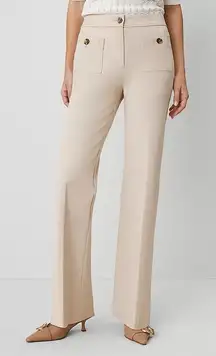 NWOT‎ Ann Taylor The Patch Pocket Boot Pant Toasted Oak Size 12 Workwear