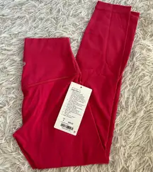 Lululemon athletica Align pant II * 25” NWT vintage rose size 4