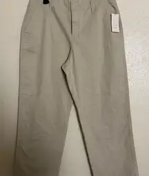 Women beige pants