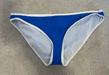 Blue Full Coverage Bikini Bottoms