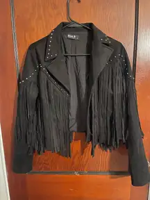 Fringe stud jacket