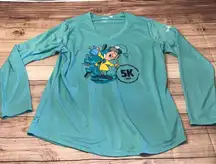 Rundisney 2023 wine & dine 5k Alice in wonderland Race shirt XL