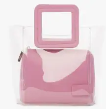 💕STAUD💕 Mini Shirley Tote Bag ~ Clear Pink NWT