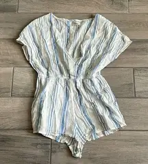 Out from under stripe romper