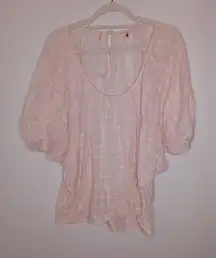 Rebecca Taylor blouse in light pink size 8