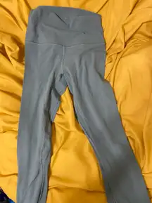 Green Capri Leggings