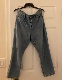 High Waisted Cropped Jeans