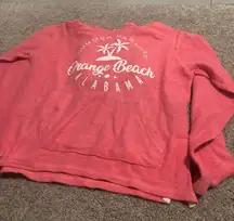 pink towel sweatshirt 