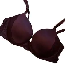 Victoria's Secret Push-Up‎ Maroon Bra
