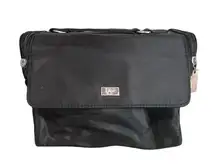 Christian Dior Black Nylon Makeup Pouch with Handle