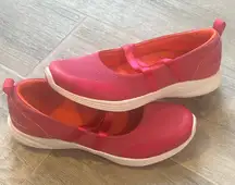 Vionic Womens Sneakers 8.5 Pink Agile Opal Slip On Orthotic Support Mary Jane