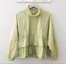 Free People  FP Movement Pistachio Green Namaslay Jacket NEW